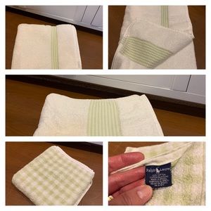 Ralph Lauren, bath and hand towels